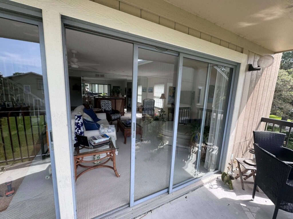 sliding glass door track replacement in Cape Coral Florida